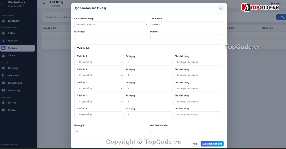 Website quản lý,quản lý thiết bị,quản lý